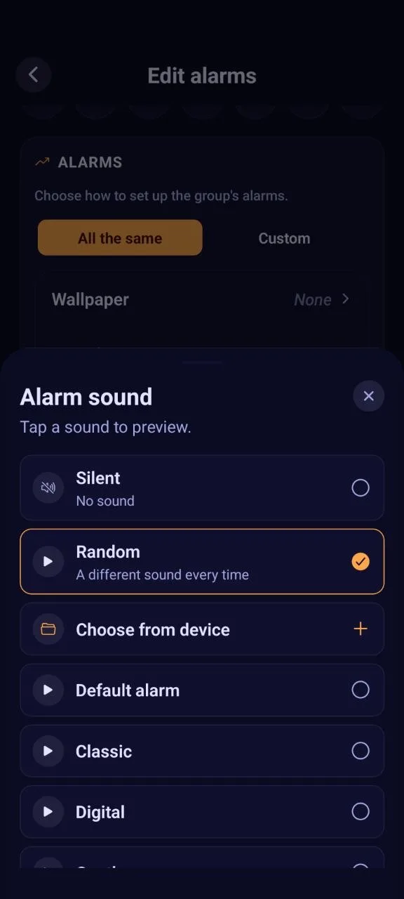 A different sound every morning
