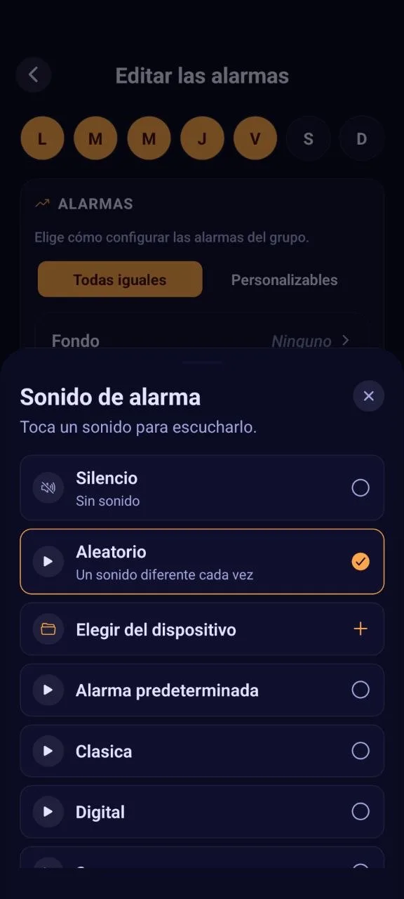 Un sonido distinto cada mañana