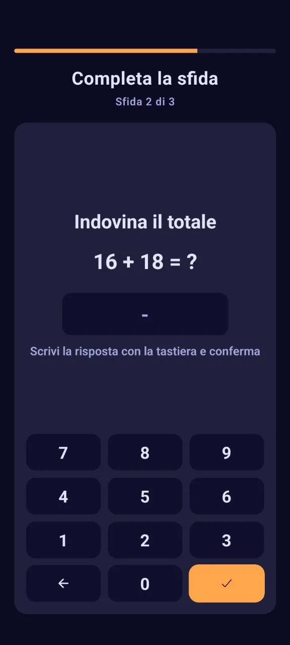 Dimostra di essere sveglio